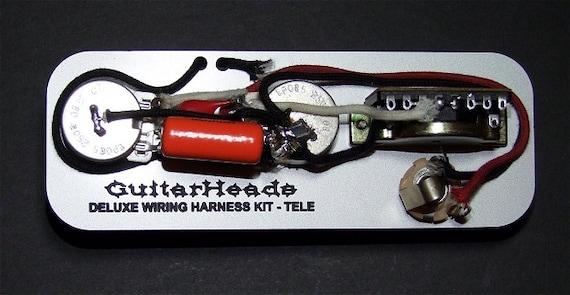 Guitar Parts Deluxe Telecaster Wiring Harness Kit Etsy