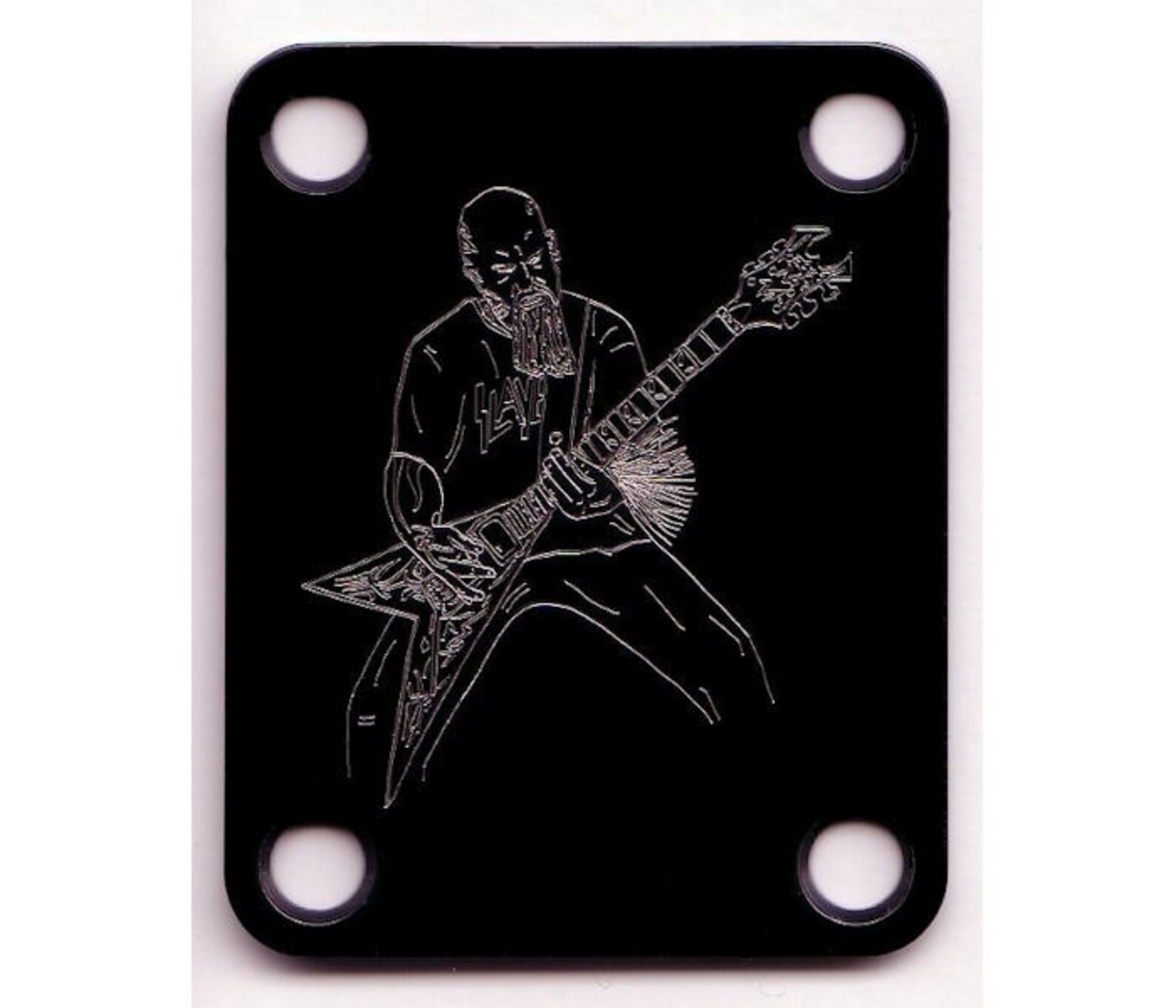 Guitar Parts Neck Mounting Plate Custom Engraved Etched Etsy