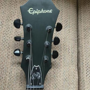 Gitarrdelar - Graverade och etsade - Tröskel för dragstång - Passar till: Gibson, Epiphone, Jackson, Ibanez - JOHN LENNON, Imagine, BEATLES bild 3