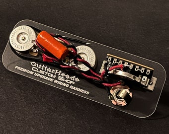 Guitar Parts TELECASTER WIRING HARNESS Premium Kit - Switchcraft cts Orange Drop Treble Bleed