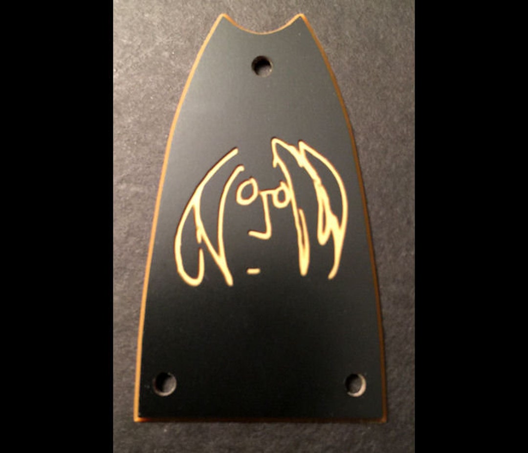 ibasenice 2 Stuks 3 trussrod cover voor gitaar bundel messing truss rod
