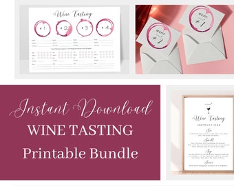 Wine Tasting Printable Wine Tasting Party Activity Digital Wine Tasting Wine Tasting Printable Wine Tasting Party Activity Digital Wine Tasting
