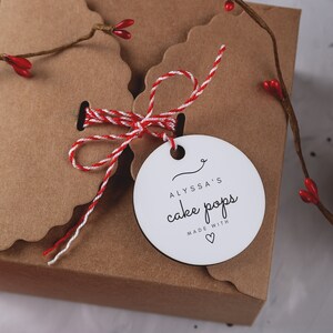 Etiquetas y pegatinas personalizadas para regalos navideños: etiquetas diseñadas a medida para regalos hechos en casa