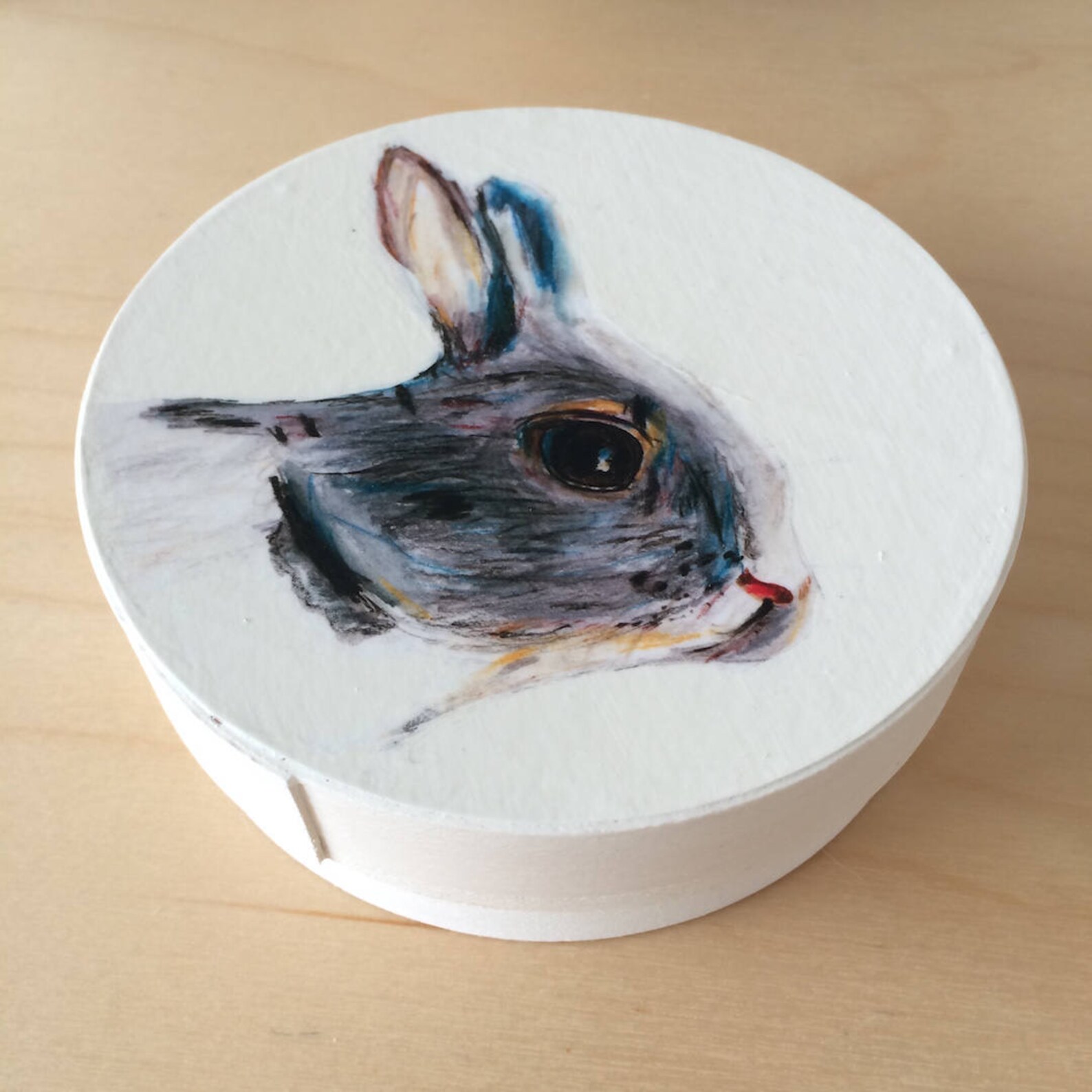 Rabbit Box Bunny Box Nursery Gift Limited Edition Rabbit Etsy