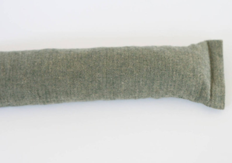 Door Draft Stopper, EMPTY Door draft dodger, Door Draft blocker, Window Draft excluder, Draft snake, Flannel Door Snake, Draught excluder image 2