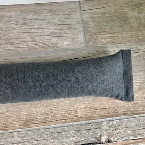 Flannel door draft stopper comes EMPTY