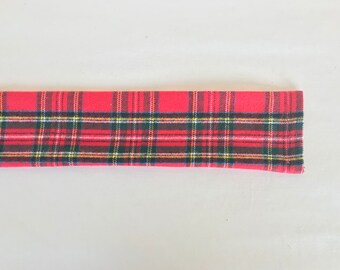 Door Draft Stopper, Red plaid Door Draft blocker,  Window Draft excluder, Flannel Door Snake, Draught excluder Plaid Tartan, custom draft