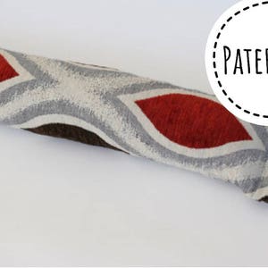 Door draft stopper, EMPTY Door Draft Blocker,  Draught Excluder, Window Snake, Draft dodger, Window Tube, Cold air stopper,  Grey