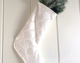 White Christmas Stockings, White Exclusive Christmas Stockings