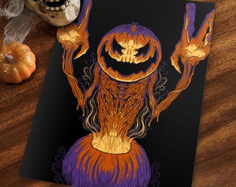 The Spirit of Halloween 9x12 Giclée Print