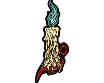 Soul Flame Enamel Pin - Vampyre Castle