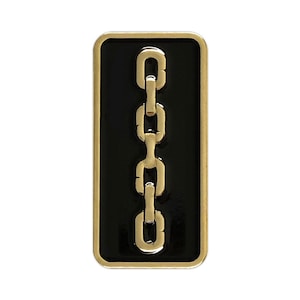Chains Gold Enamel Pin