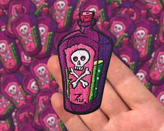 Tall Potion Embroidered Patch