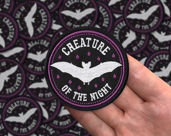 Creature of the Night Embroidered Patch