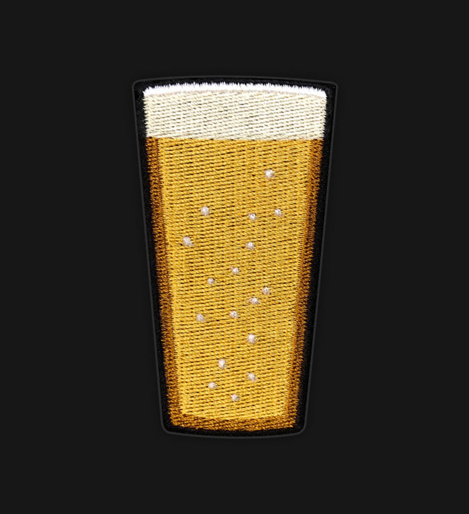 Pilsner Beer Pint Embroidered Patch - Etsy