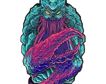 Kraskadoom Oversized Enamel Pin - Limited Edition - Abyssal Horrors Final Boss