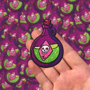 Round Potion Embroidered Patch