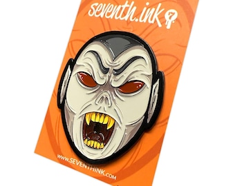 Vampire Mask Enamel Pin - Limited Edition