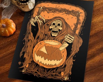 Carving Autumn 9x12 Giclée Print