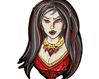 Rovulena Enamel Pin - Vampyre Castle