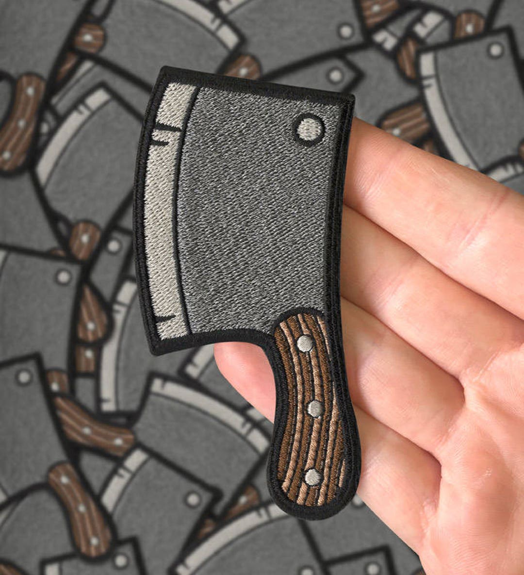 Cleaver Embroidered Patch - Etsy