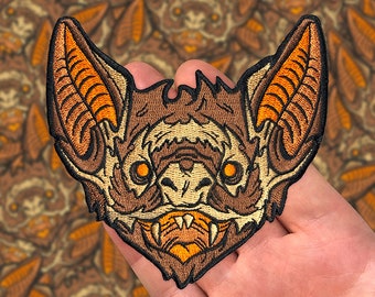 Vampire Bat Geborduurde Halloween-patch