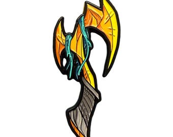Pickaxe of Kathula Enamel Pin - Abyssal Horrors
