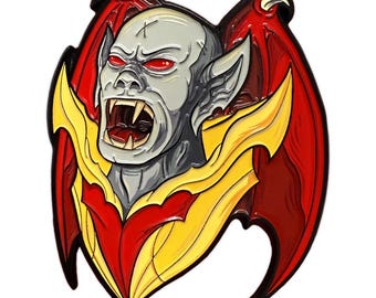 Valkistarr Enamel Pin - Vampyre Castle