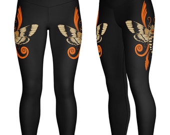 Acherontia Entwined Women's Halloween Leggings