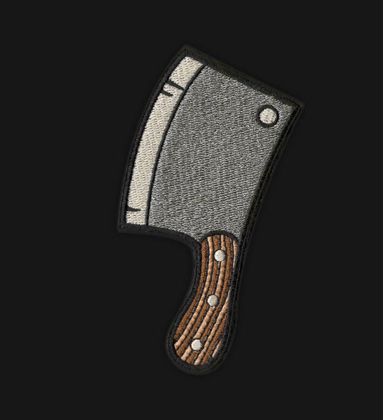 Cleaver Embroidered Patch - Etsy