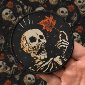 Mapled Woven Halloween Patch image 1