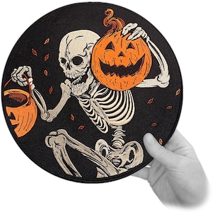 Huge 11&quot; Night of the Pumpkin Embroidered Halloween Back Patch
