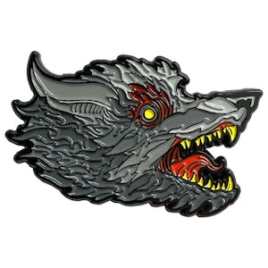 Blood Wolf Enamel Pin