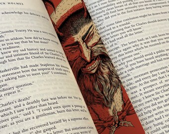 Krampus Red Bookmark