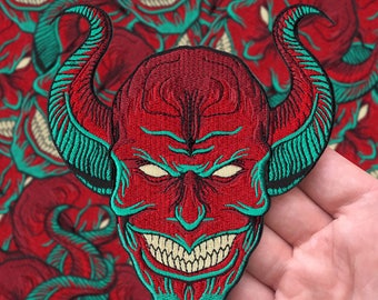 Grinning Djinn Embroidered Patch