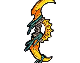 Gorger of the Chasm Enamel Pin - Abyssal Horrors