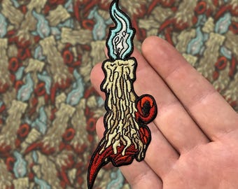 Soul Flame Embroidered Patch - Vampyre Castle