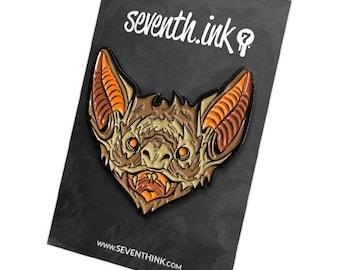 Vampire Bat Enamel Halloween Pin