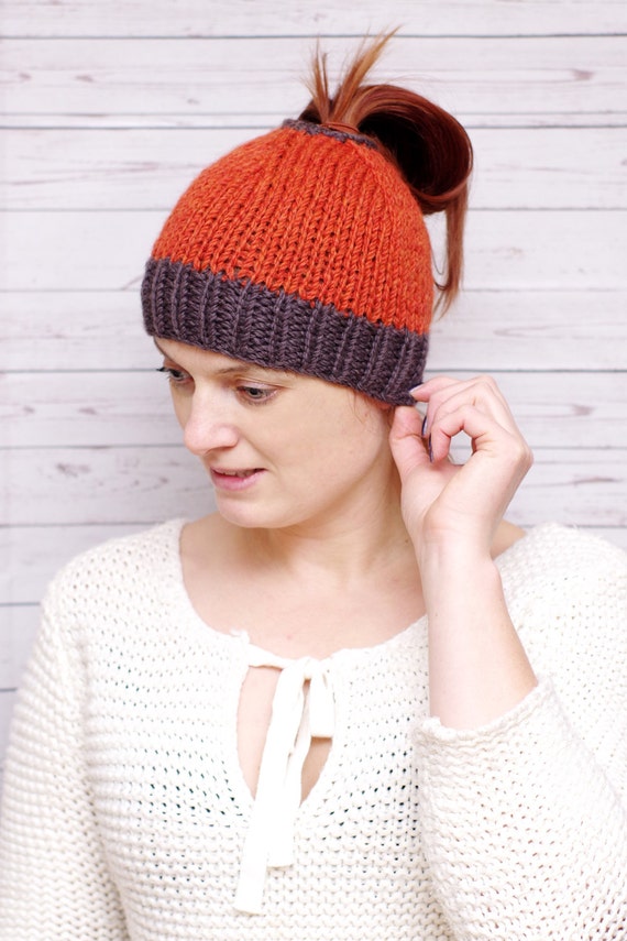 Messy Bun Hat Messy Bun Beanie Ponytail 