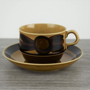 Vintage Carl-Harry Stålhane Rorstrand Tuna Tea cup with saucer