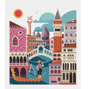 Venice - Cross Stitch Pattern (Digital Format - PDF)