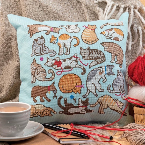 All the Cats - Cross Stitch Pattern (Digital Format - PDF)