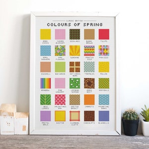 Colours of Spring - Cross Stitch Pattern (Digital Format - PDF)