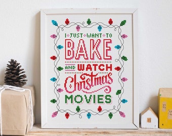 Christmas Holidays - Cross Stitch Pattern (Digital Format - PDF)