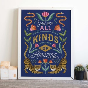 All kinds of Amazing - Cross Stitch Pattern (Digital Format - PDF)