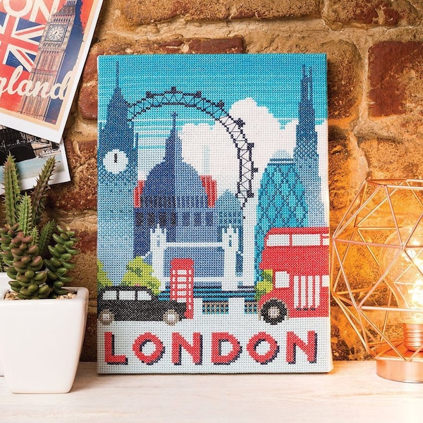 LONDON - Kreuzstichmuster (Digital Format - PDF)
