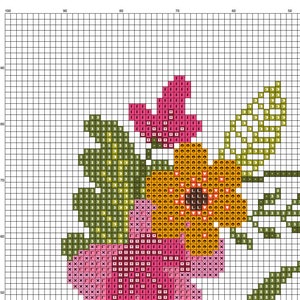 Bloom where you are planted Cross Stitch Pattern Digital Format PDF image 4