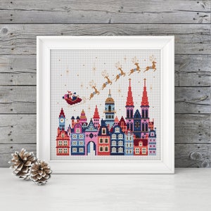 Santa's Here - Cross Stitch Pattern (Digital Format - PDF)