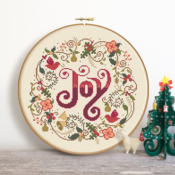 Christmas Joy - Cross Stitch Pattern (Digital Format - PDF)