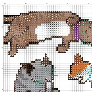 All the Cats Cross Stitch Pattern digital Format PDF - Etsy